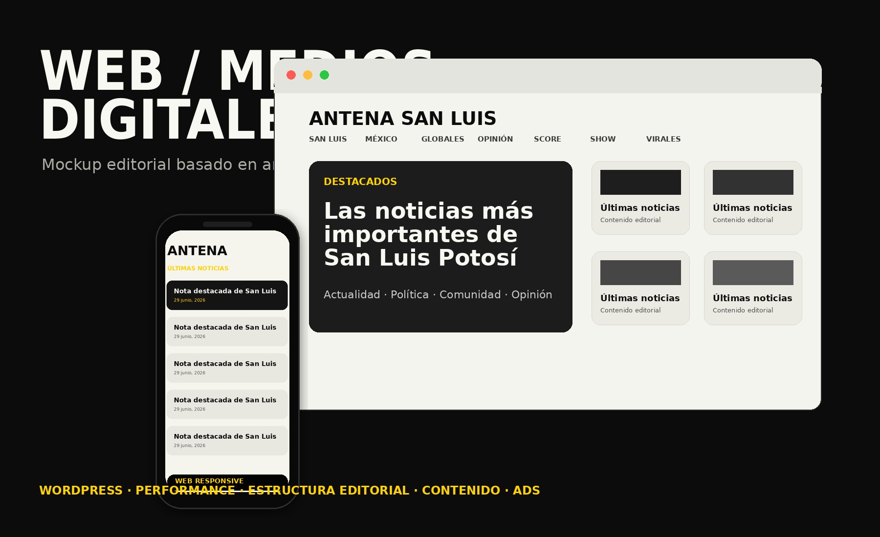 Mockup web Antena San Luis